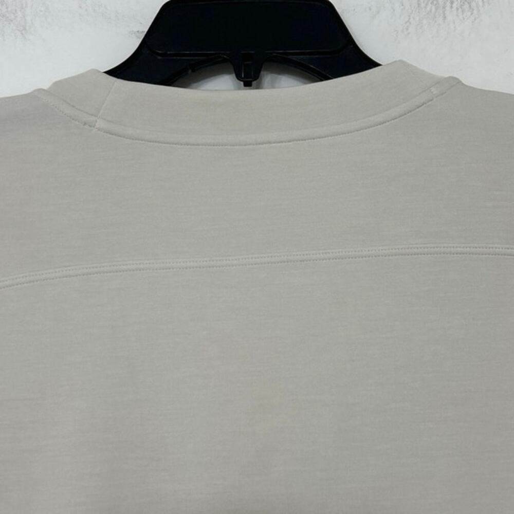 Lululemon Softstreme Perfectly Oversized Cropped Crew White Opal Sweatshirt 2 - Picture 8 of 10
